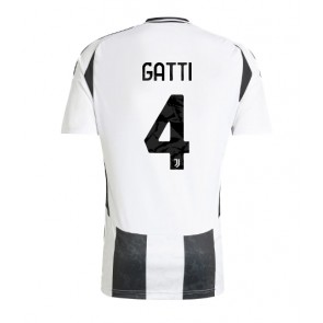 Juventus Federico Gatti #4 Replika Hjemmebanetrøje 2024-25 Kortærmet